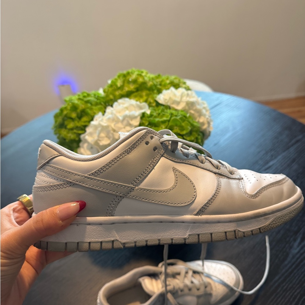 Nike Women's Gray and White Sneakers